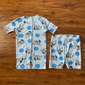 Hanna Andersson x Bluey Toddler Organic Cotton T-Shirt Shorts Pajamas Size 4